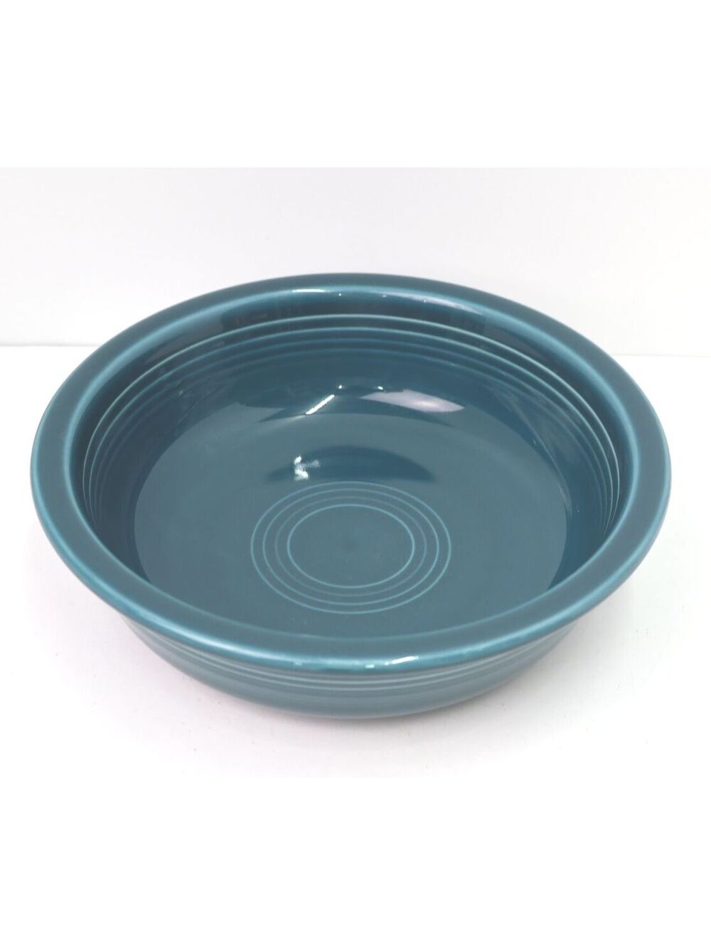 Replacement Vintage Fiesta Turquoise Ceramic Serving Bowl